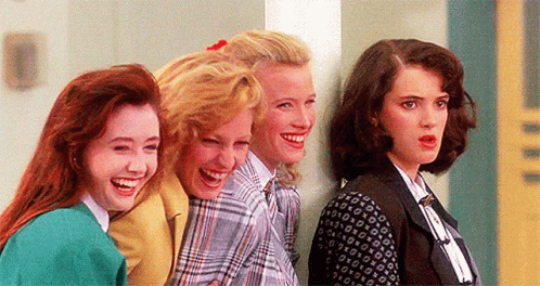 Heathers Mean Girls Laughing GIF