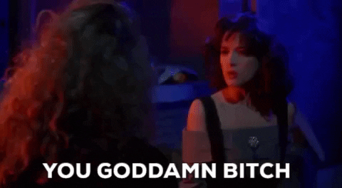 Heathers Winona And Kim Fight GIF