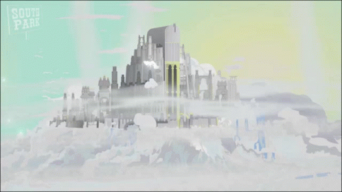 Beautiful South Park Heaven GIF