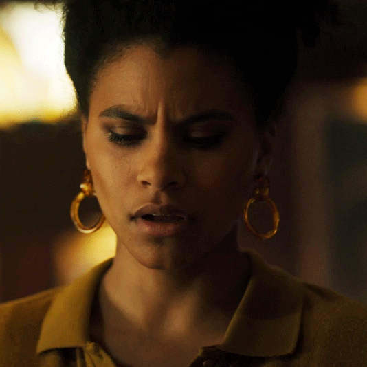 Heavy Breathing Zazie Beetz GIF