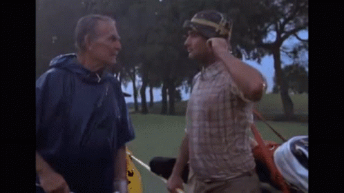 Heavy Rain Golf GIF