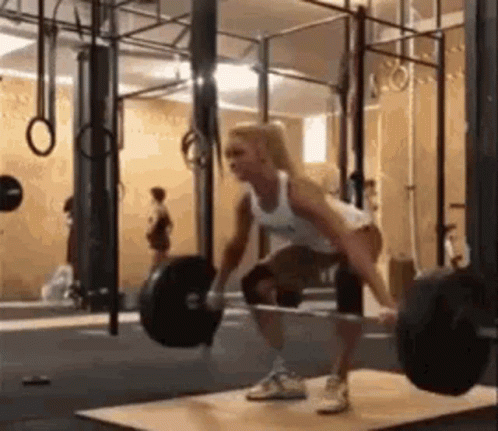 Heavy Weightlifting Wasn't A Good Morning Exercise GIF