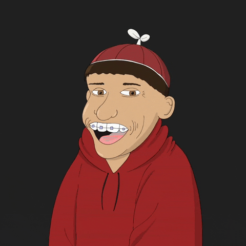 Heck Yeah Animated Guy With Braces GIF
