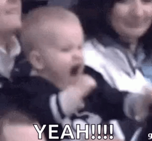Heck Yeah Screaming Toddler GIF