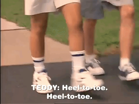 Heel To Toe Speed Walking GIF