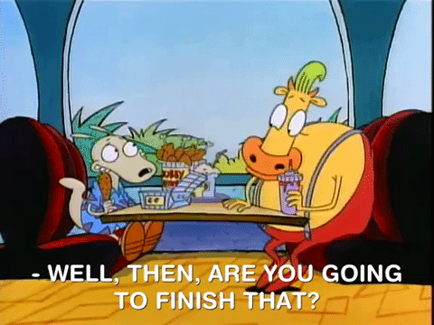 Hefer Wolfe Well Then Are You Going To Finish That GIF