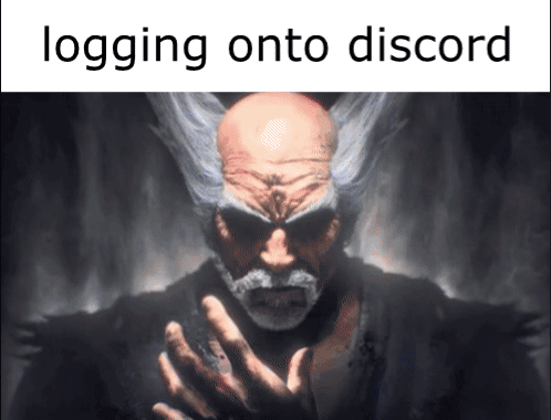 Heihachi Logging Into Discord GIF