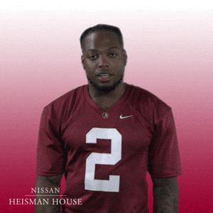 Heisman House Earl Campbell Shoulder Shrug GIF