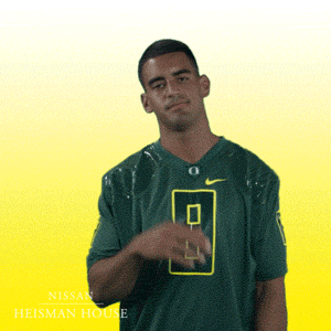 Heisman House Marcus Mariota Cut Throat GIF