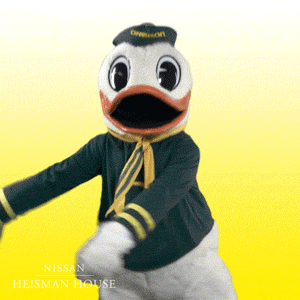 Heisman House Mascot Floss Dance GIF