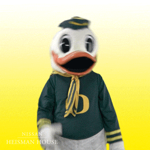 Heisman House Oregon Duck Thumbs Up GIF