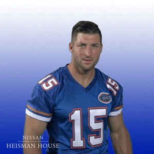 Heisman House Tim Tebow Pounces GIF