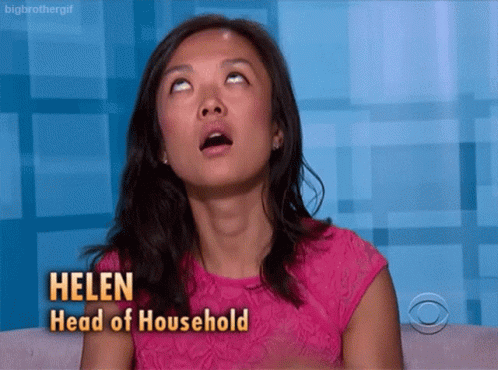 Helen Head of Household Making Funny Face