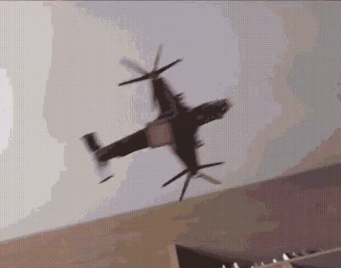 Helicopter Flying Over Room Ceiling