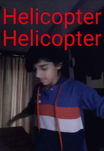 Helicopter Helicopter Trippy Guy Spinning Meme GIF