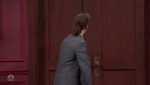 Kyle Mooney Opening Door To Hell GIF