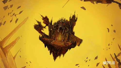 Scary Hell Door Dark Anime GIF