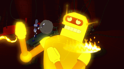 Hell Robot Calculon Futurama GIF