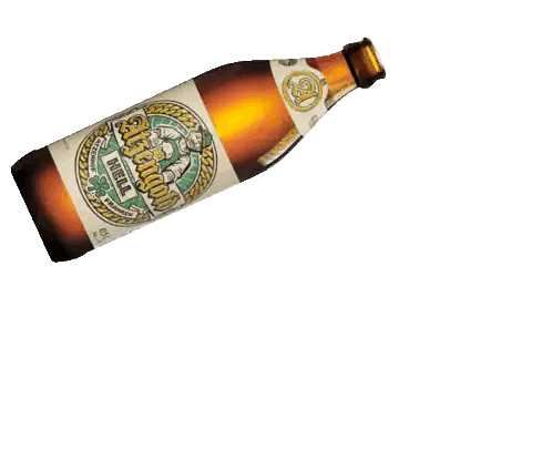 Hell Beer Bottle Being Poured Out