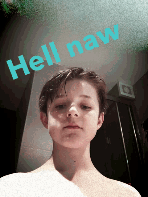 Hell Naw Boy Making A Face GIF