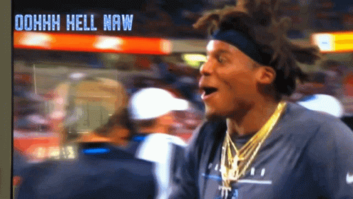 Hell Naw Carolina Panthers GIF