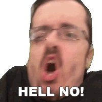 Hell No Ricky Berwick Sticker GIF