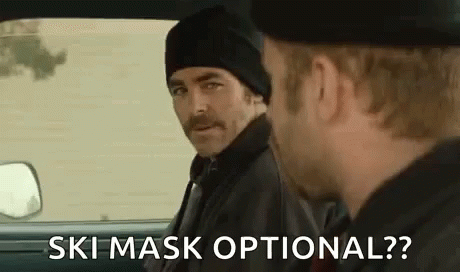 Hell Or High Water Robbers Ski Mask GIF