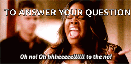 Hell To The Naw Amber Riley Glee GIF