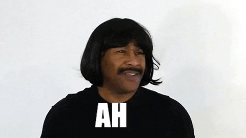 Hell To The Naw Black Man Wig Snatch GIF