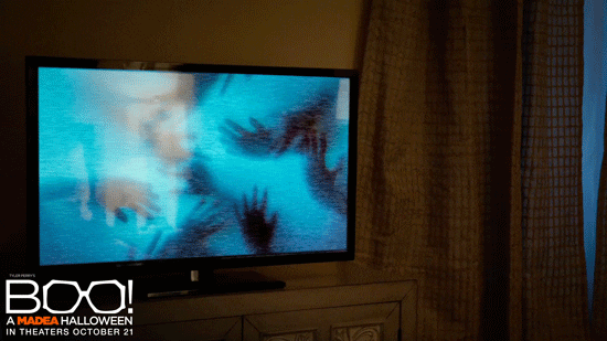 Hell To The Naw Scared Falling Down GIF