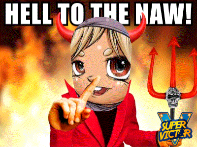 Hell To The Naw Super Victor Face Swap GIF