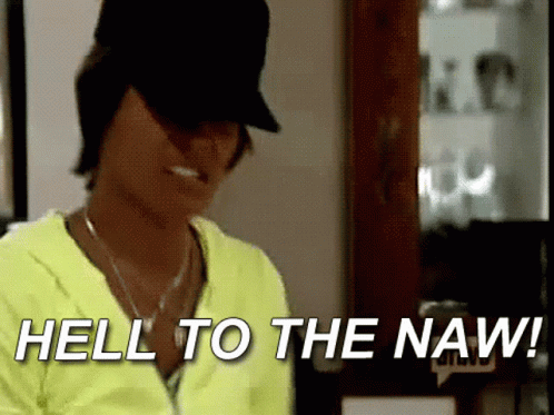 Hell To The Naw Whitney Houston GIF