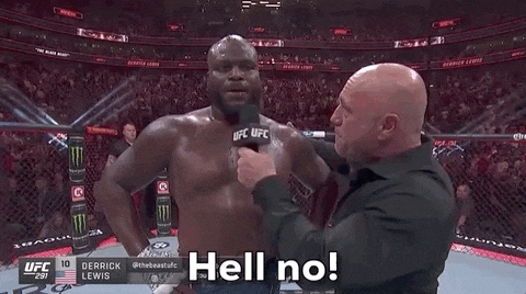 Hell To The Naw Wrestler Derrick Lewis GIF
