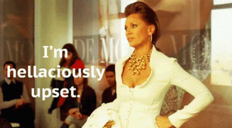 Hellaciously Upset Vanessa Williams GIF