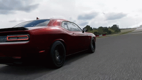 Hellcat Dodge Car Trunk GIF