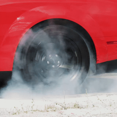 Hellcat Dodge Challenger Car Smoke GIF