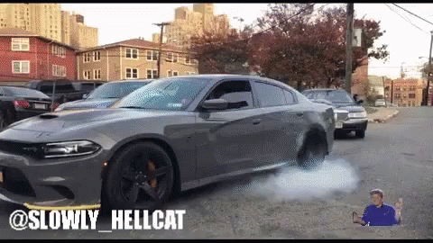 Hellcat Dodge Charger Luxury Car Glitch GIF