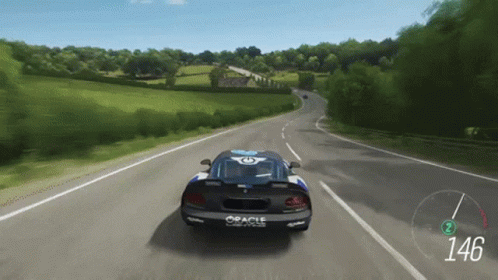 Hellcat Drifting Forza Horizon 4 GIF