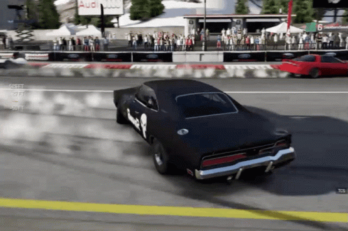 Hellcat Drifting Forza Horizon Video Game GIF
