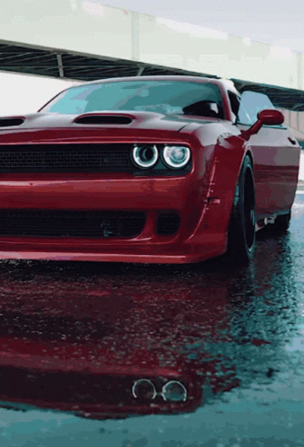 Hellcat Sports Car Edit GIF