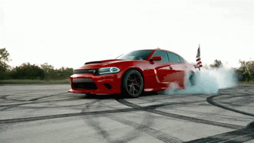 Hellcat Sports Car Standby GIF