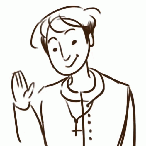 Hello Animated Drawing Sketch Wave GIF
