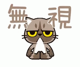 Hello Animated Line Sticker Meow Zhua GIF