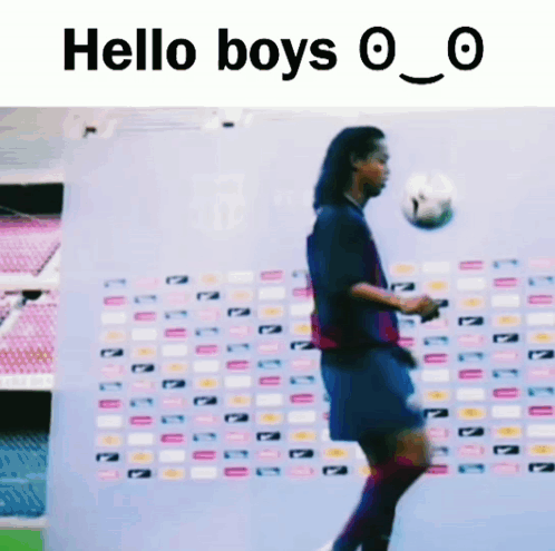 Hello Boys Soccer Player