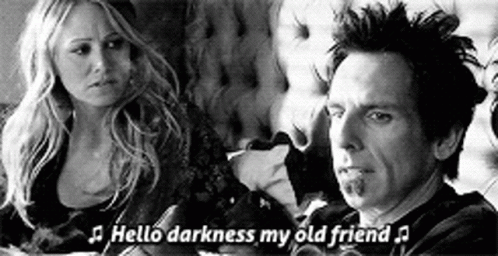 Hello Darkness My Old Friend Ben Stiller GIF