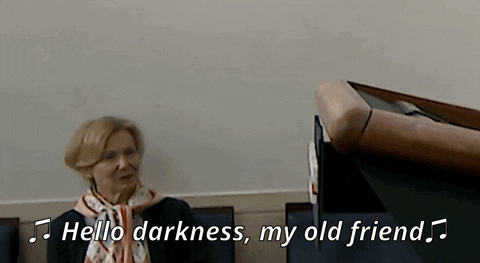 Hello Darkness My Old Friend Deborah Birx GIF
