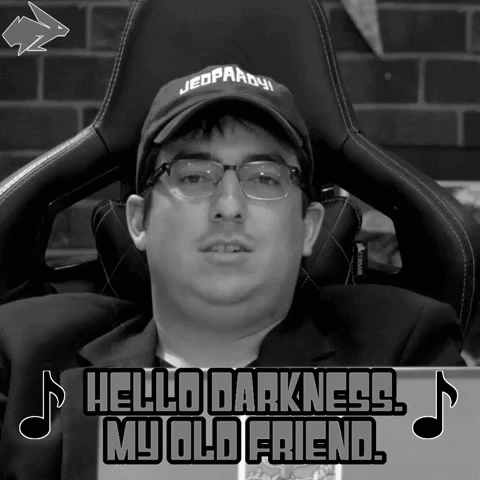 Hello Darkness My Old Friend Hyper Rpg GIF