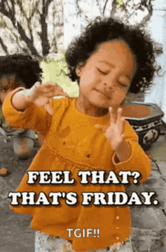 Hello Friday Cute Baby Girl GIF