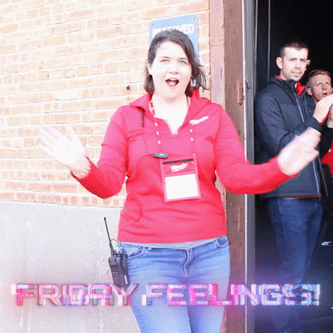 Hello Friday Feeling Excited GIF