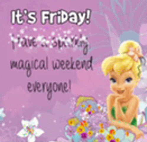 Hello Friday Tinker Bell Magic GIF